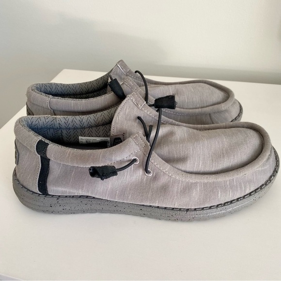 Hey Dude Men\'s Light Gray Slip-On Loafers main image 5